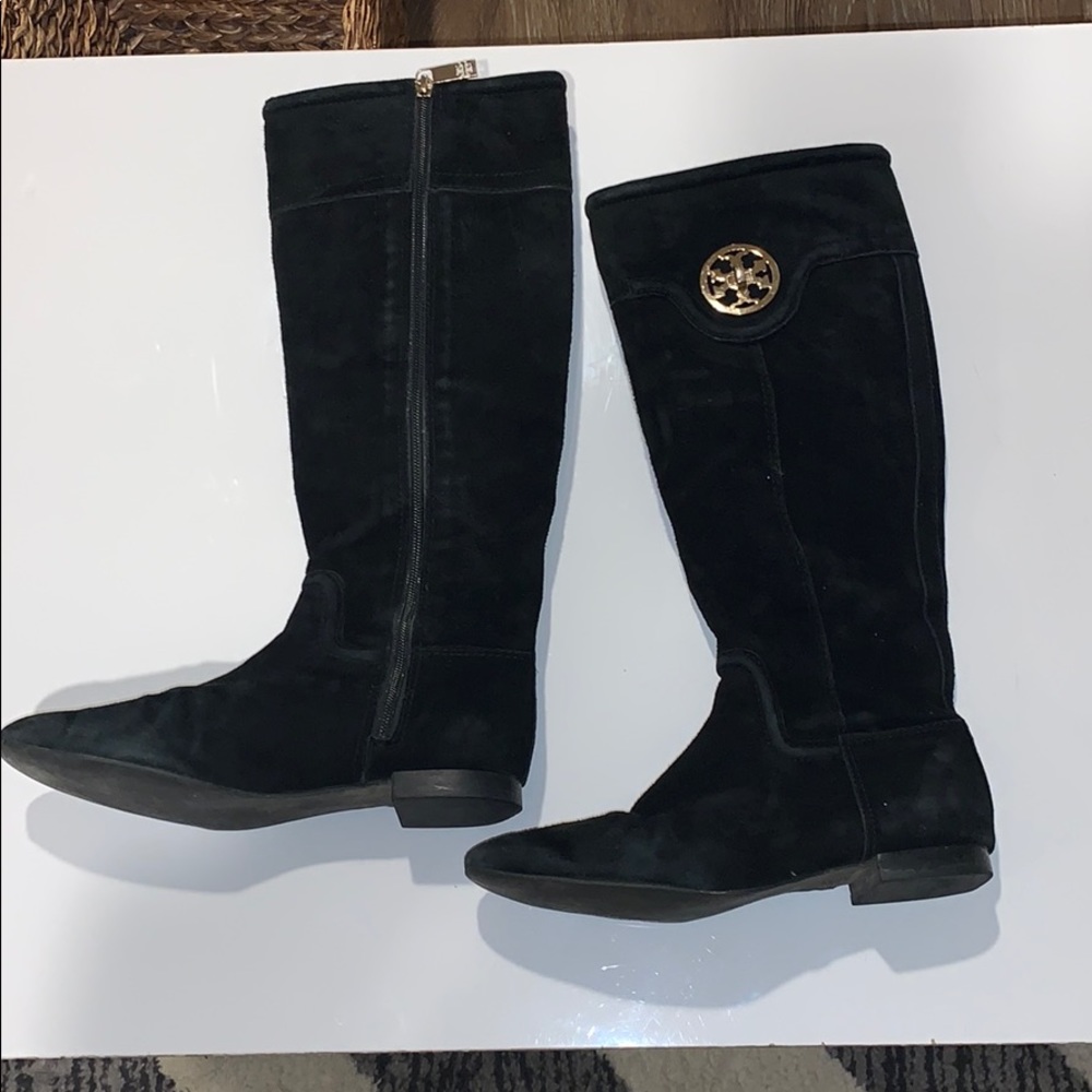 Tory burch suede boots